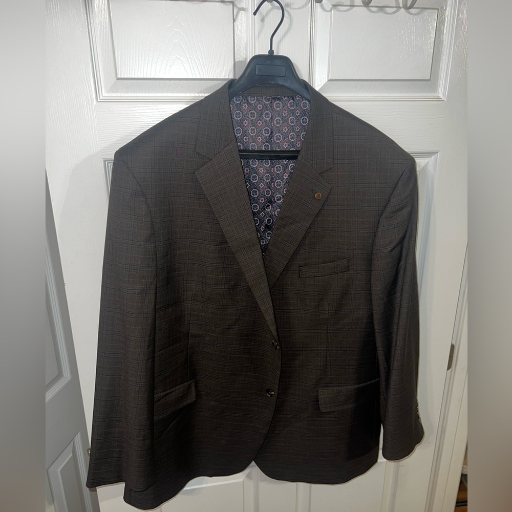 Brown design blazer